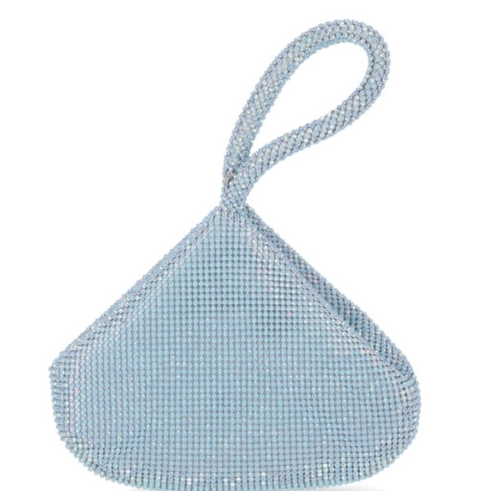 INC INTERNATIONAL CONCEPTS Doris Sparkle Mesh Pouch